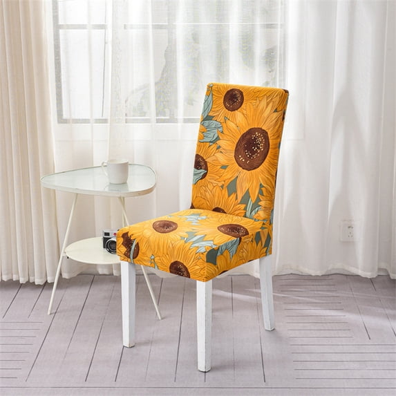 HongHeng Chair Covers for Dining Room 1Pc, Stretch Polyester Green Parsons Chair Slipcover, Washable Anti-dust Chair Seat Covers for Kitchen, Wedding, Party