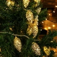 thumbnail image 1 of HongHeng Christmas Clearance Under $5.00 Christmas Decoration Lights String Pinecone Lights String for Christmas Birthday Christmas Tree Thanksgiving Decorations Battery Operated Batteries Not Includ, 1 of 8