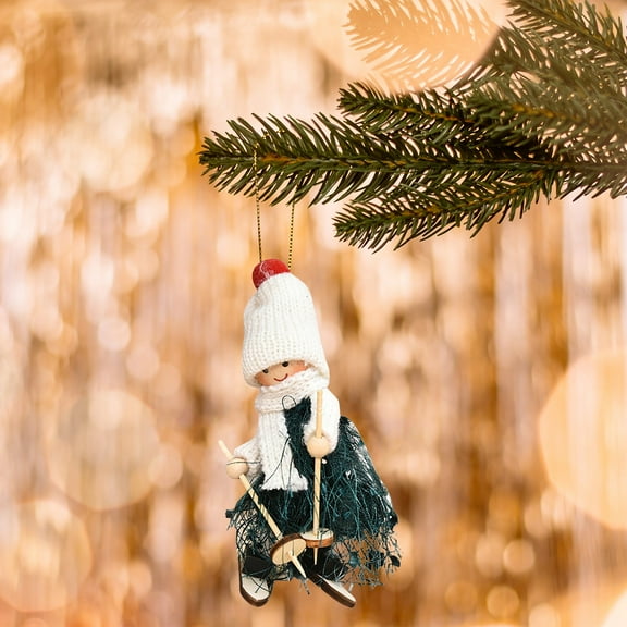 HongHeng Christmas Clearance Under $10 Christmas Decorations Ski Dolls Christmas Hanging Decorations Holiday Gifts Small Hanging Decorations