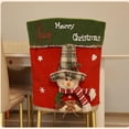 thumbnail image 1 of HongHeng Christmas Clearance Under $5.00 Christmas Table and Chair Set Cartoons Santa Claus Snowman Figurine Chair Set Home Decoration, 1 of 4