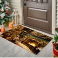 thumbnail image 1 of HongHeng Christmas Clearance Under $5.00Christmas Door Mat Holiday Decoration Floor Mat Living Room Bathroom Non-slip Mat Foot Mat Shoe Cabinet Carpet Christmas Holiday Decorations, 1 of 6