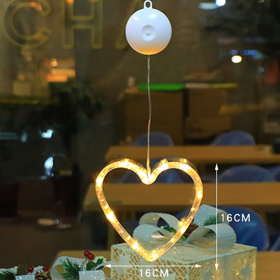 HongHeng Christmas Clearance Under $5.00 LED Decorative Lights Christmas Suction Cup Lights Popularlight String Curtain Lighting Colorful Light String