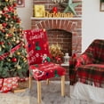 thumbnail image 1 of HongHeng Christmas theme Stretchy Parson Chair Slipcovers for Dining Room Chair seat Covers Chair Protectors for Party Pet Protection Universal Fit Soft Polyester Xmas Decorations, 1 of 6