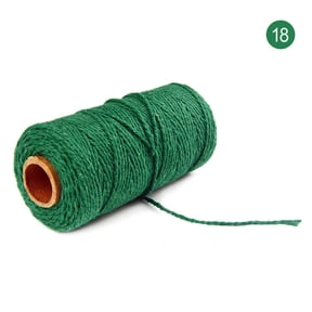 HongHeng Clearance Under $2.00 100m Long/100Yard Pure Cotton Twisted Cord Rope Crafts Macrame String