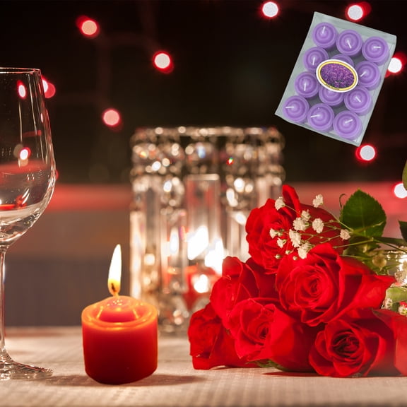 HongHeng Clearance Under $2.00 12 Pcs Tobacco Candle Floating Tea Lights Wedding Party Candle Small Votive Candles Mini Candles Round Candles Tea Light for Wedding Romantic Paraffin White Co