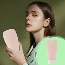 HongHeng Clearance Under $2.00 90ml Cosmetics Sample Empty Bottle Shampoo and Shower Gel Extrusion Travel Plastic Bottle Set Portable Wash Flip-top Design for Easy Squeezing