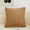 thumbnail image 1 of HongHeng Clearance Under $2.00 Artificial Plush Pillowcase Decorative Soft Plush Sofa Pillowcase Pillow Fall and Winter Home Fabric Sofa Decorative Cushion Bedroom Waist Cushion, 1 of 7
