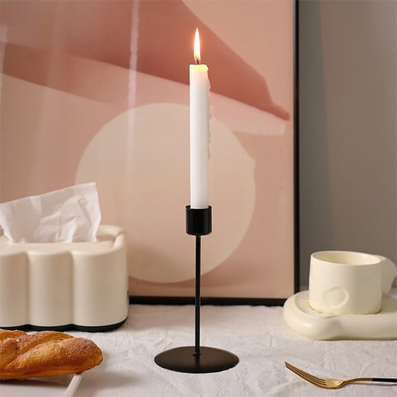 HongHeng Clearance Under $2.00 Candle Stand - Modern Structure with Sturdy Base Ideal for Home Decor Dining Table Centerpieces Weddings Events and Gift Giving