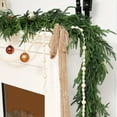 thumbnail image 1 of HongHeng Clearance Under $2.00 Christmas Norfolk Garland fork Norfolk Natural Garland Artificial Garland for Christmas Table Fireplace Wall Home Decoration, 1 of 9