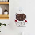 thumbnail image 1 of HongHeng Clearance Under $2.00 Coffee Hand Towel Thick Fleece Embroidered Towel Cute Hand Towel Kitchen Children's Small Towel Holiday Gift Suitable for Kitchen and Bathroom, 1 of 6