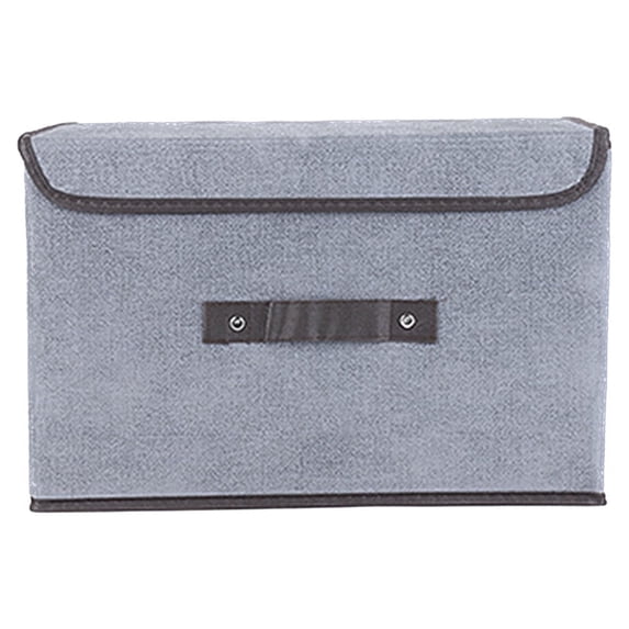 HongHeng Clearance Under $2.00 Foldable Storage Box with Lid 2pcs (large + Small) Fabric Storage Box with Lid, Closet Storage Box, Room Organization, office Storage, Toy Storage