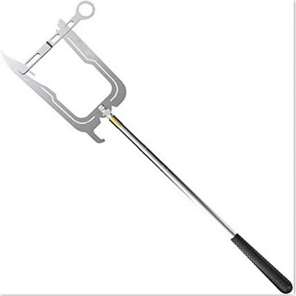 HongHeng Clearance Under $2.00 PROPOSITIONY Telescoping Automatic Dock Hook Stainless Steel Dock Hook Cable Wire Guider Ship Parking Tool Multi-Function Alloy Telescopic Mooring Rope