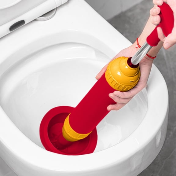 HongHeng Clearance Under $2.00 Plunger for Toilet Plunger Gutter Plumb Plunger Power Plunger Home Plunger Gutter Clog Remover for Plugging Toilets Kitchens Bathrooms Gutters Bathtubs