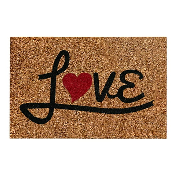 HongHeng Clearance Under $2.00 Valentine's Day Floor Mats Holiday Floor Mats Welcome Doormat Bathroom Bedroom Living Room Kitchen Outdoor Rugs Valentine's Day Gifts Home Decor Valentine's Day