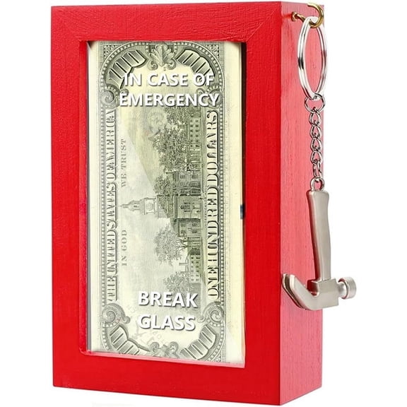 HongHeng Clearance Under $2.00 2025 New In Case of Emergency Break Glass Boxes Prank Gift Emergency Box Case of Emergency Box Gift