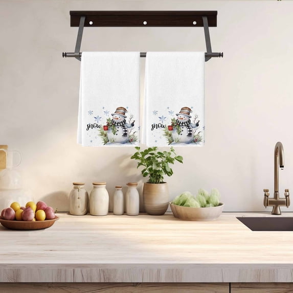 HongHeng Clearance Under $2.00 Absorbent Hand Towel Tea Towel Kitchen Absorbent Towel Rag Microwave Towel