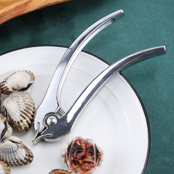 HongHeng Clearance Under $2.00 Alloy Clam Opener Clam Clam Shells Opener Clam Opener Multi-functional Kitchen Gadget