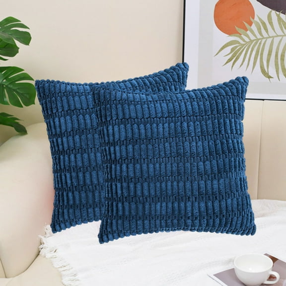 HongHeng Clearance Under $2.00 Boho Decorative Pillow Covers 40x40 Cm for Living Room Couch Bed Sofa Stylish Home Decor Soft Corduroy Cushion