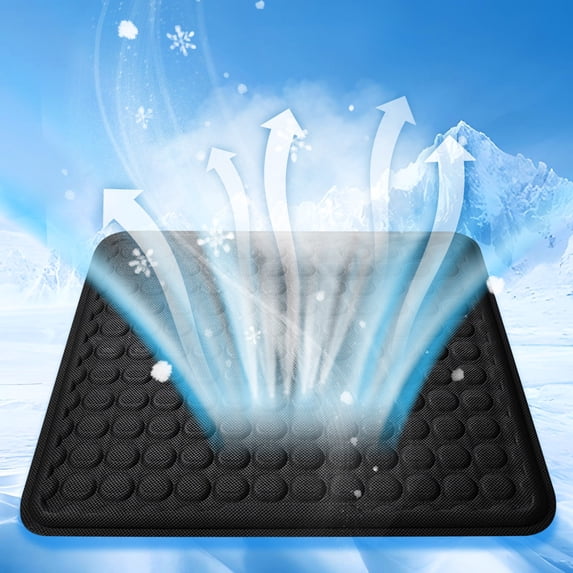 HongHeng Clearance Under $2.00 Car Seat Cushion Summer Cushion Gel Ice Cushion Single Piece of Four Seasons General-purpose Seat Cushion Ventilation Breathable Butt Cushion Car Cushio A One Size