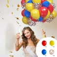 thumbnail image 1 of HongHeng Clearance Under $2.00 Carnival Balloons 55pcs 12 Inch Red Blue Yellow Emulsion Balloons for Carnival theme Birthday Party Decorations, 1 of 6