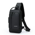 thumbnail image 1 of HongHeng Clearance Under $2.00 Chest Bag Password Lock theft Men's Crossbody Bag Leisure Sports Motorcycle Bag Men's One Shoulder Backpack, 1 of 2