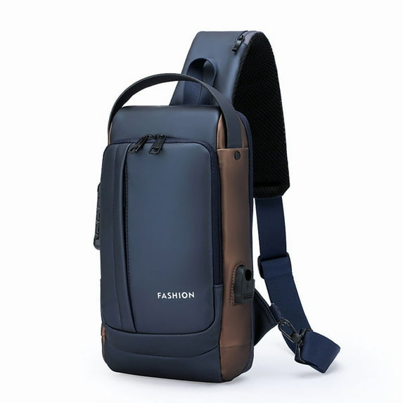 HongHeng Clearance Under $2.00 Chest Bag Password Lock theft Men's Crossbody Bag Leisure Sports Motorcycle Bag Men's One Shoulder Backpack
