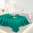 thumbnail image 1 of HongHeng Clearance Under $2.00 Cool Feeling Silk Fiber Summer Comforter Summer Cooler Gift Comforter Conditioner Comforter Solid Color, 1 of 6