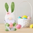 thumbnail image 1 of HongHeng Clearance Under $2.00 Easter Ear Checkered Soft Dwarf Doll Clever Clever Doll Decoration Home Decoration Products, 1 of 4
