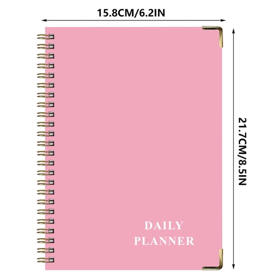HongHeng Clearance Under $2.00 English Budget Book Coil A5 Strap Financial Planning Self-discipline Check-in Notebook