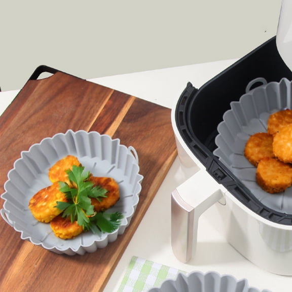 HongHeng Clearance Under $2.00 Heat Tolerant Flexible Baking Pan for Fryers and Ovens Nonstick Easy To Clean Kitchen Accessory