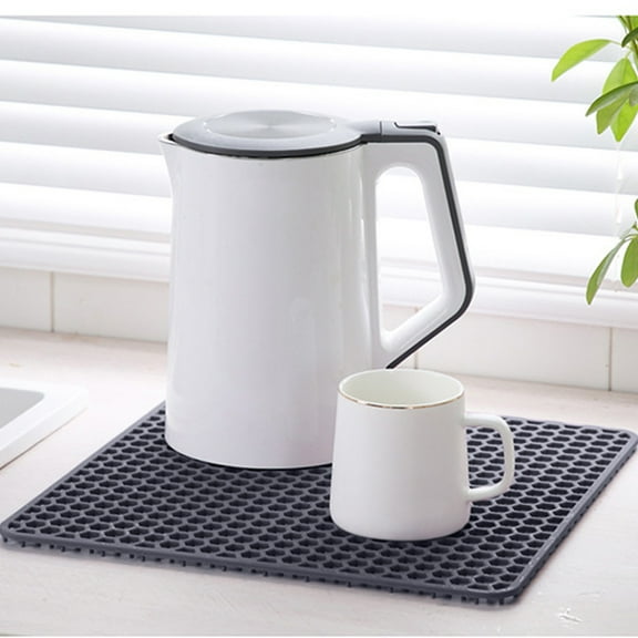 HongHeng Clearance Under $2.00 Insulation MatsKitchen Protective Sink Table MatsKitchen Drainage MatsSink MatsSilicone Drainage MatsCountertop Mats