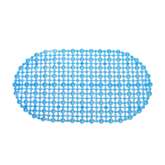 HongHeng Clearance Under $2.00 Original Bath Tub and Shower Mat, Non-Slip with Drain Holes, Suction Cups, Machine Washable, No Latex, No BPA, Clear