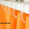 thumbnail image 1 of HongHeng Clearance Under $2.00 Shower Curtain Rings Clear Set of 24 Rubber, 1 of 4