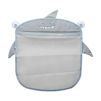 HongHeng Clearance Under $2.00 Shower Toy Storage Mesh Bag Toy Bag Drainage Baby Bathroom with Suction Cup Hanging Bag
