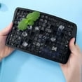 thumbnail image 1 of HongHeng Clearance Under $2.00 Silicone Mini Ice Maker Tray for 1cm Small Square Ice Blocks - 160 Squares Easy Release Food-Grade Material, 1 of 5