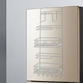 thumbnail image 1 of HongHeng Clearance Under $2.00 Six Multifunctional Refrigerator Hanging Rack Kitchen Supplies Shelf Spice Organizer, 1 of 6