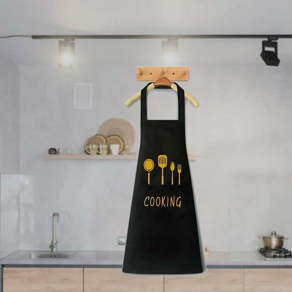 HongHeng Clearance Under $2.00 Wipable Apron Suitable for Women's Fashionable Home Kitchen Cute Japanese Cooking Apron Work Clothes
