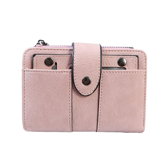 HongHeng Clearance Under $2.00 Women Short Cute Short Wallet Coin Zipper Short Purse