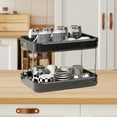 thumbnail image 1 of HongHeng Countertop Coffee Station Organizer, 2 Tier Wine Glass Holder, Mug Shelf with Removable Drain Tray, Spice Rack for Kitchen, Bathroom Countertop Organizer, 1 of 6