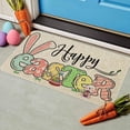 thumbnail image 1 of HongHeng Easter Bunny Door Mat 31x19 Inch Easter Welcome Doormat Indoor Outdoor Entrance Floor Mats Non-Slip Washable Easter Decor Rug, 1 of 6