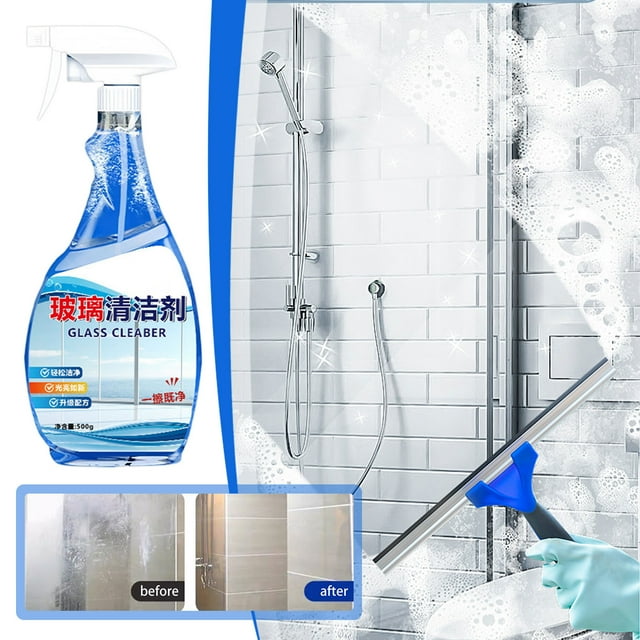 HongHeng Foaming Glass Cleaner Trigger Spray, All Purpose Window and Glass Cleaner, Glass Cleaners for the Home Or office