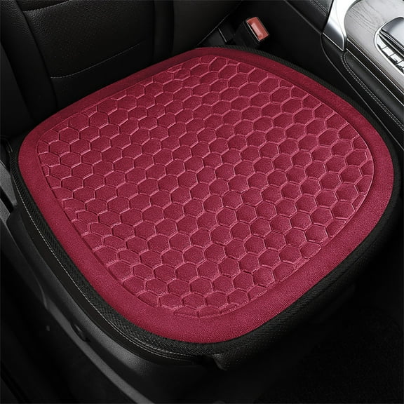 HongHeng Front Car Seat Cover, Anti-Slip Breathable Polyester Bottom Seat Protector Covers, Universal Front Driver Seat Pad Mat for Cars SUVs Truck Van
