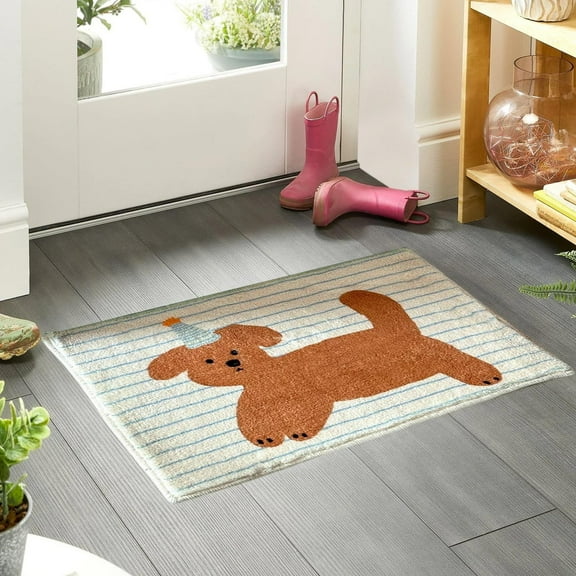 HongHeng Front Door Mat 23 X 15 Inch Doormat Indoor Outdoor Funny Floor Mat Non Slip Decor Polyester Welcome Mats