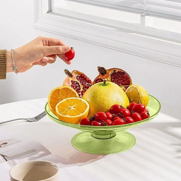 HongHeng Fruit Platter Home Living room Coffee Table Candy Snack Platter Light Luxury Wind High Appearance Can Drain Large Capacity Fruit Platter