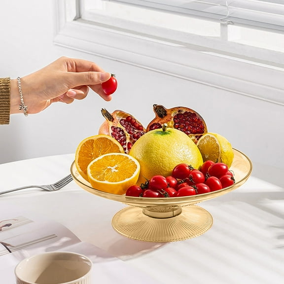 HongHeng Fruit Platter Home Living room Coffee Table Candy Snack Platter Light Luxury Wind High Appearance Can Drain Large Capacity Fruit Platter