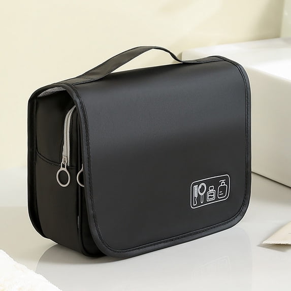 HongHeng Hanging Travel Toiletry Bag for Women, Water-resistant Makeup Bag Cosmetic Organizer for Traveling Accessories Toiletries