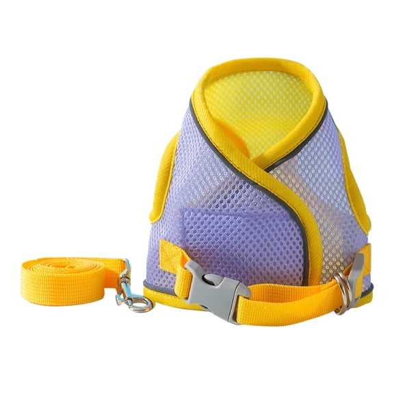 HongHeng Harness and Leash Set for Walking, Escape Proof Vest Harness with Soft Mesh, Adjustable Strap, Reflective Strips for Kittens and Puppy s