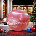 thumbnail image 1 of HongHeng Inflatable Christmas Ornaments, Large Inflatable Christmas Hanging Balls, Merry Christmas PVC Decorations for Indoor Outdoor Yard Porch Lawn, 1 of 5