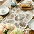 thumbnail image 1 of HongHeng Linen Happy Easter Table Runner Spring Easter Egg Decoration Farmhouse Home Dining Room Kitchen Table Decor (12" x 47"), 1 of 6