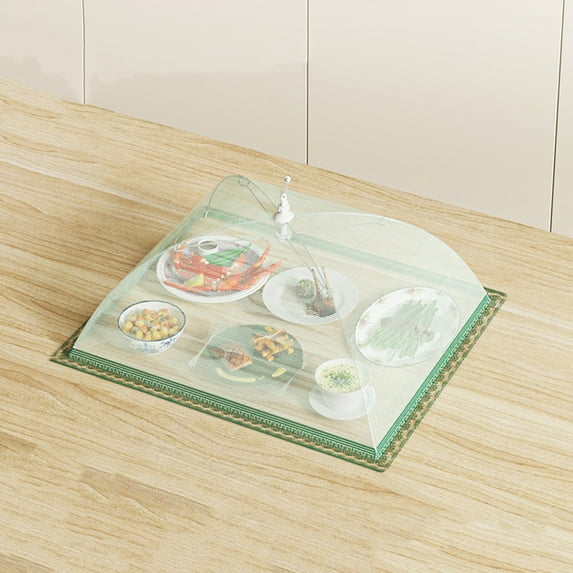 HongHeng Mesh Food Cover Tent Umbrella for Outdoor Screen Tent Party Picnic BBQ Reusable and Foldable Food Tent Foldable Table Cover